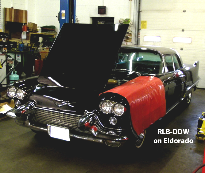 RLB-DDW fender cover on Eldorado