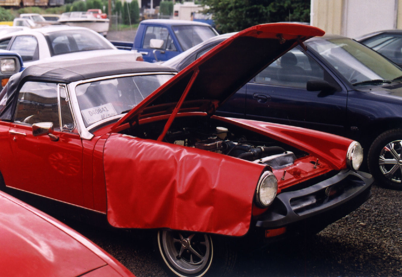 MG Midget Fender Cover