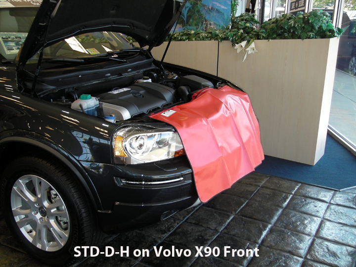 STD-D-H fender cover on Volvo X90 front